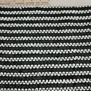 Sequined Tube Top Black and White Vintage